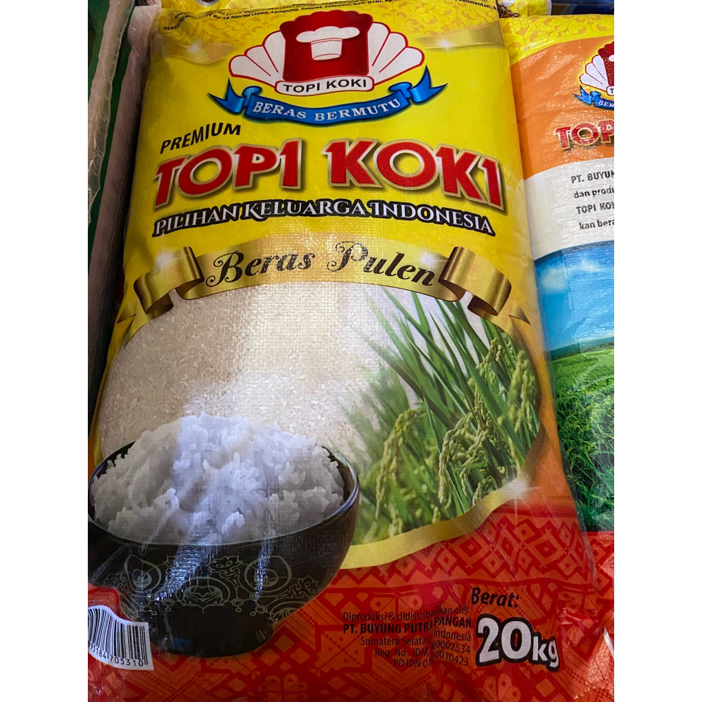 

Beras Topi Koki 20Kg | GRATIS ONGKIR INSTAN