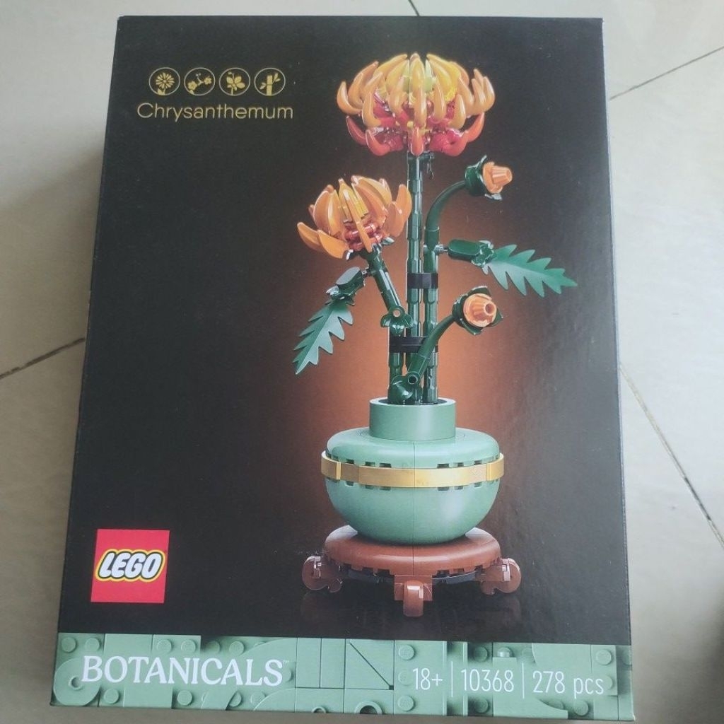 lego chrysanthemum botanicals flowers