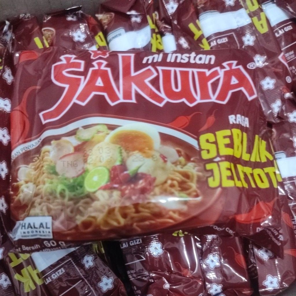 

sakura mie mi instan seblak jeletot/dus(40)