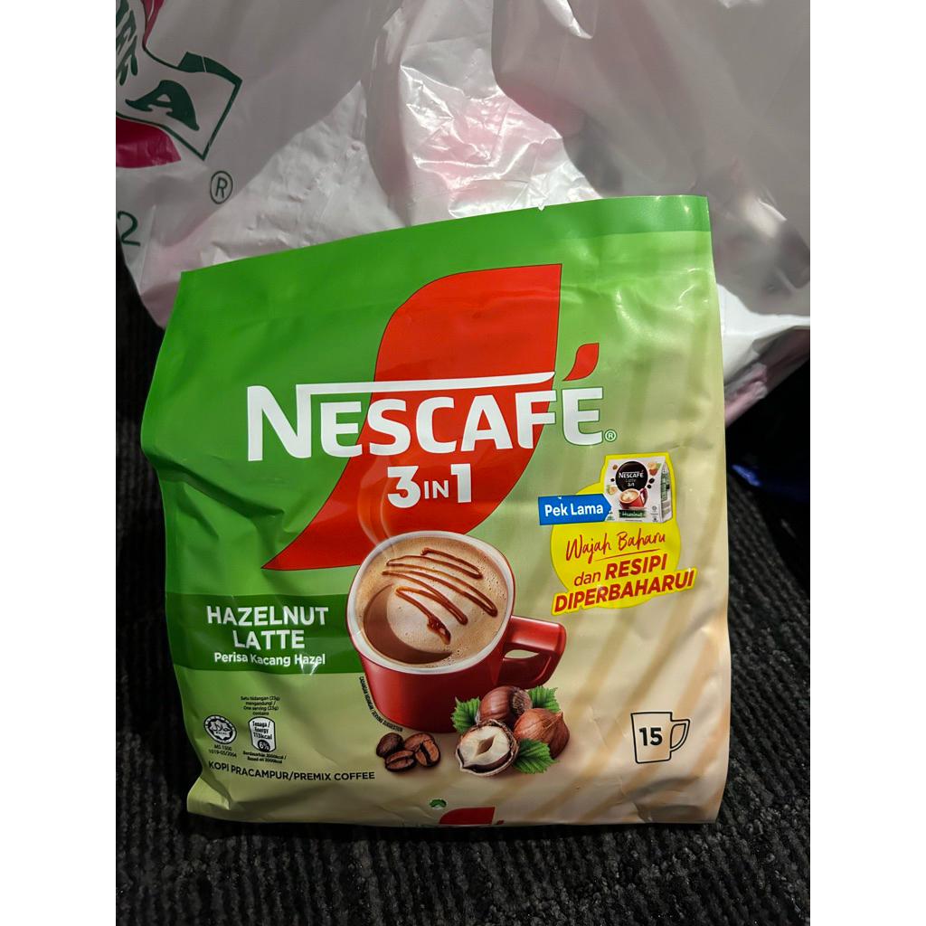 

nescafe 3in1 hazelnut late
