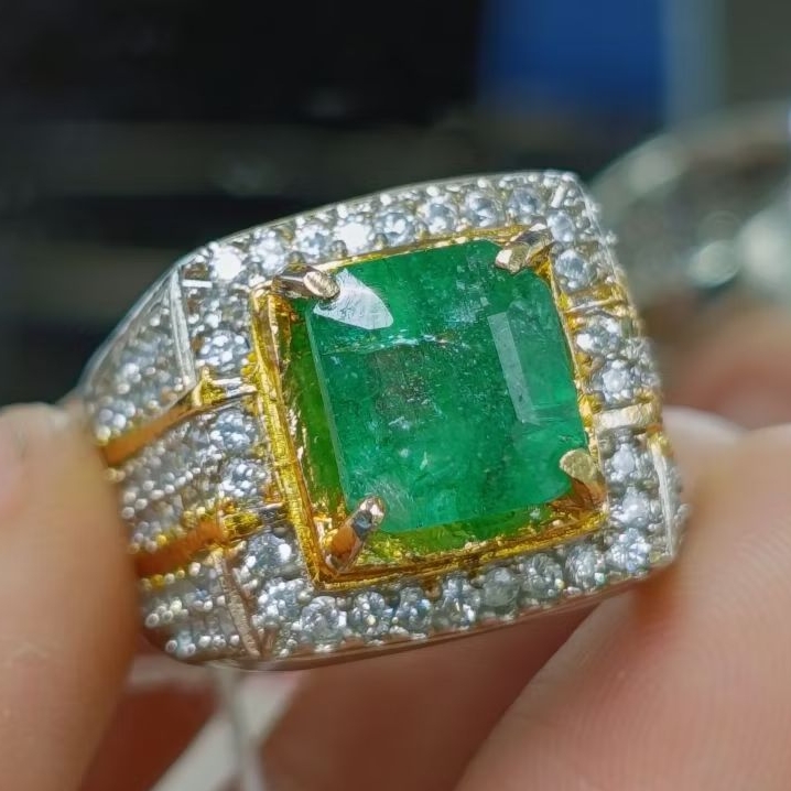 NATURAL ZAMRUD COLOMBIA RING QUNSAR CROOM PERAK