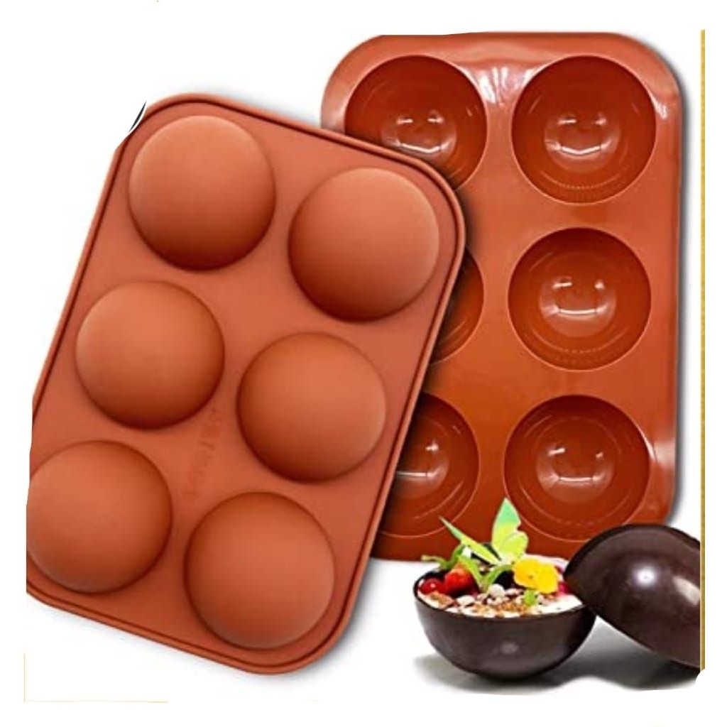 Hai - Cetakan Dome Setengah Lingkaran Cetakan Coklat Bulat Cetakan Coklat Silikon Cetakan Silikon