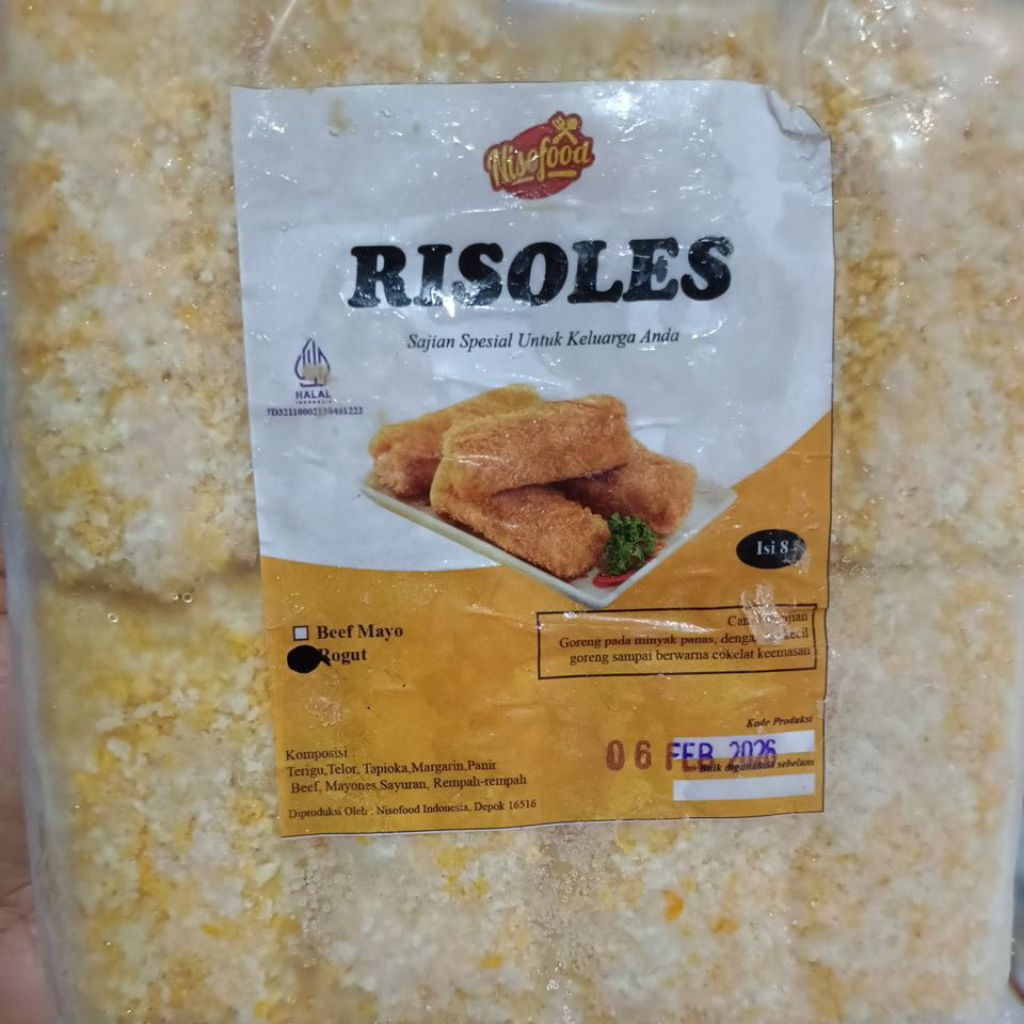 

risoles rogut isi 8 niso Frozen food