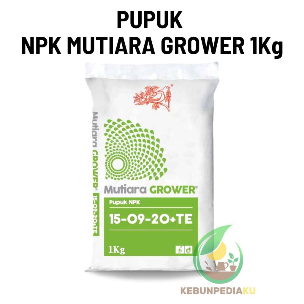 Pupuk NPK Mutiara Grower 15-09-20+TE