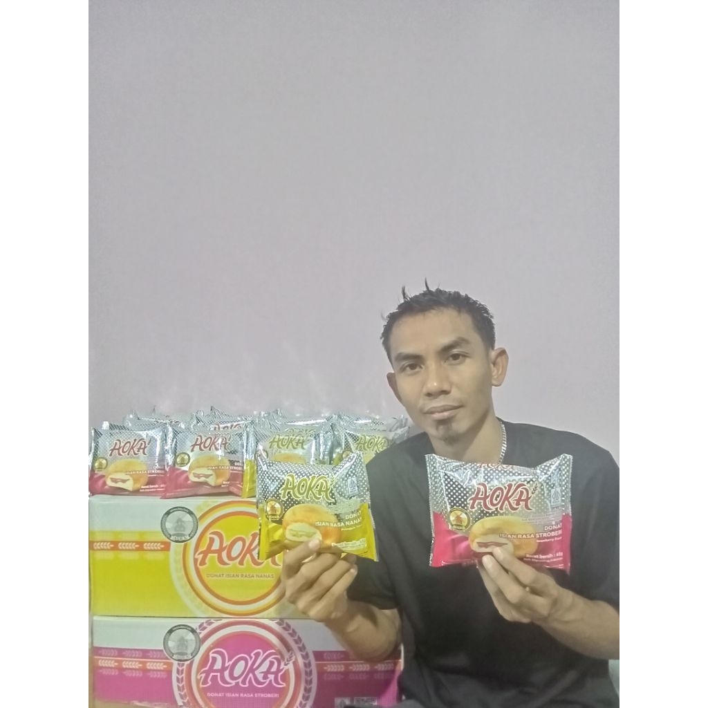 

roti aoka donat 1 dus isi 40pcs
