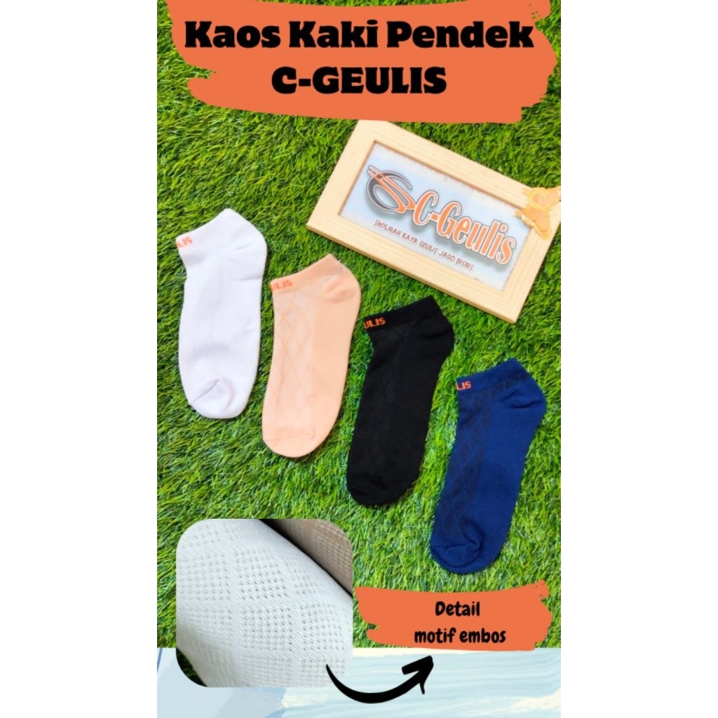 Kaos Kaki Pendek C-Geulis