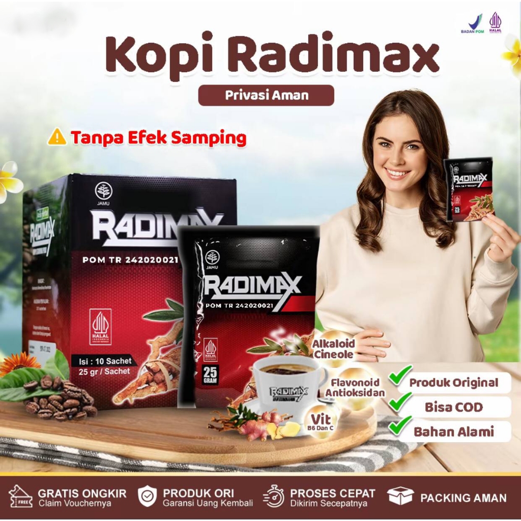 

Kopi Radimax Original Meningkatkan Stamina Pria BPOM & HALAL MUI