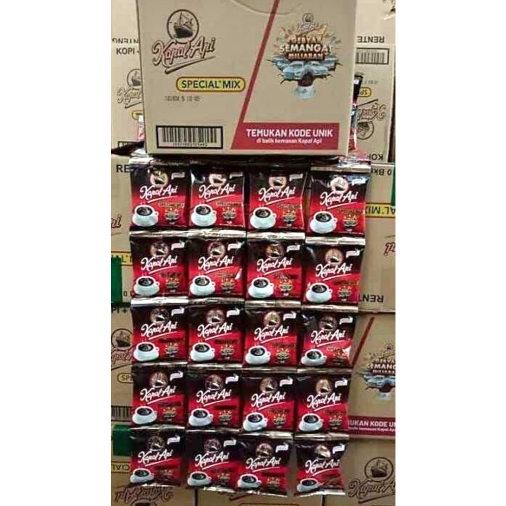 

kopi kapal api special mix 23gr (kopi+gula) 1dus