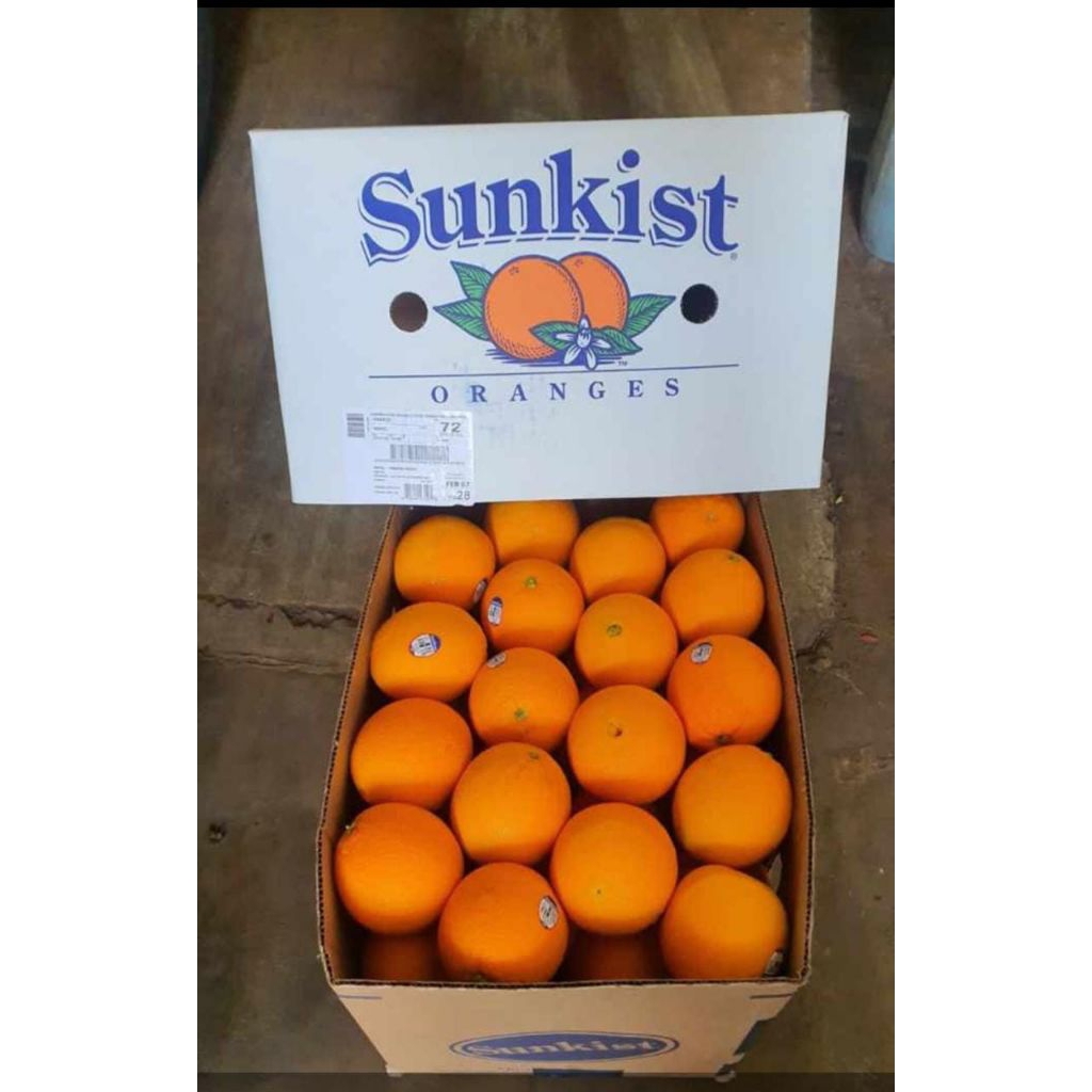 

Buah segar jeruk Sunkist potong import per 4 buah