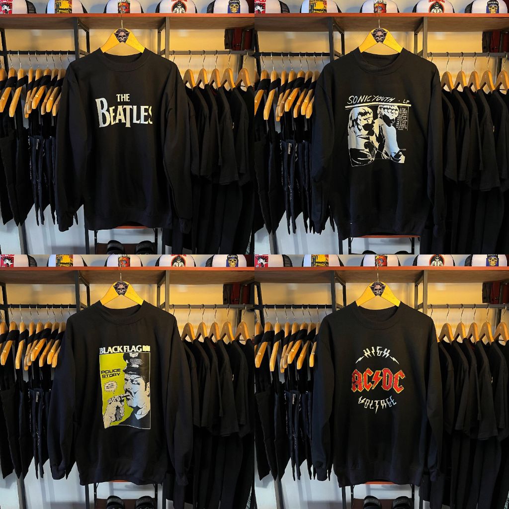 CREWNECK BAND || CREWNECK MUSIK || CREWNECK PUNK || SWEATER BAND || SWEATER MUSIK || SWEATER PUNK