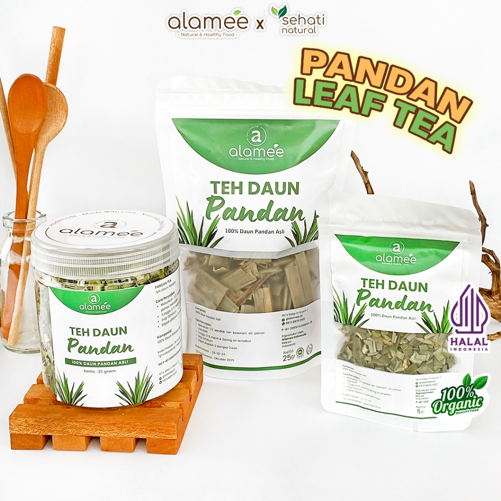 

Teh Daun Pandan Kering Leaf Tea Organik Sehat Alami Asli Siap Seduh Minum Organic 25 Gr