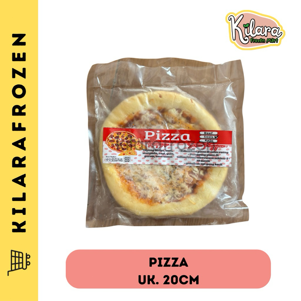 

Pizza Frozen Sosis / Keju / Beef Tinggal di Hangatkan Diameter 20cm