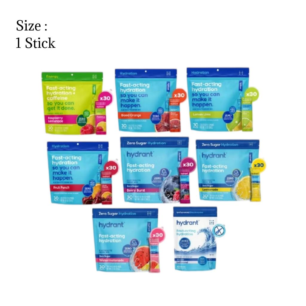 

Hydrant Energy / Hydration Drink Mix Electrolyte – Minuman Elektrolit Penyegar & Penambah Energi, Suplemen Hidrasi dan Energi – 100% Original