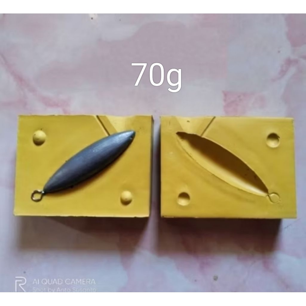 Moulding Cetakan Timah Jantung 70g