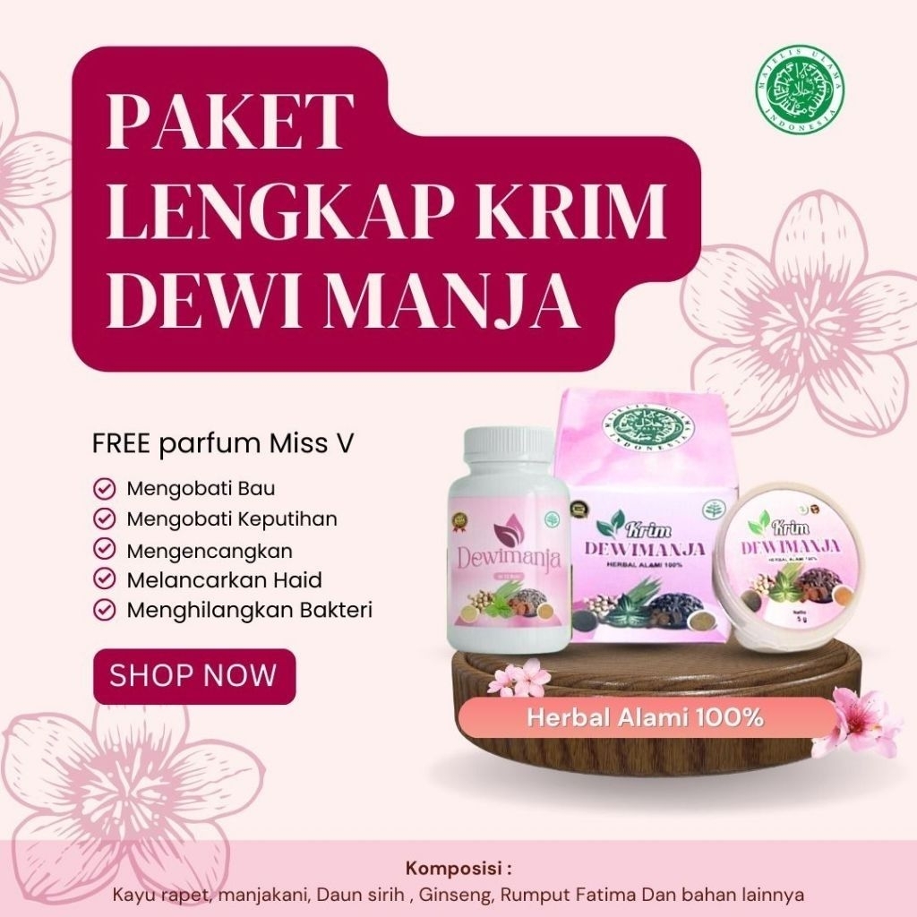 Paket Lengkap Dewi Manja Per4pat Miss V menghilangkan bau tak sed4p