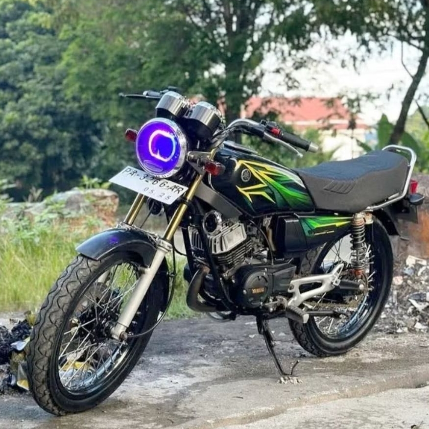 STIKER STRIPING ORI YAMAHA RX KING 2005 MERAH STIKER RX KING MERAH 2005