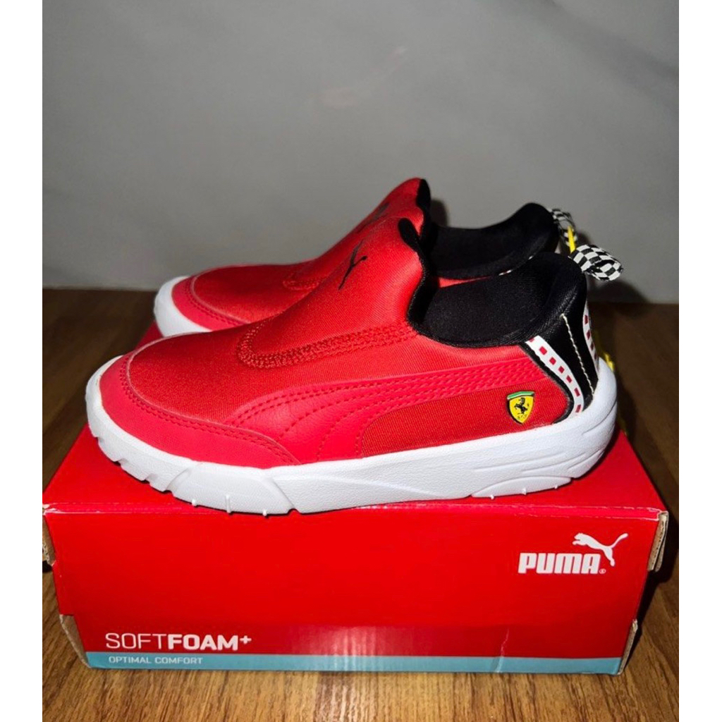 Preloved sepatu anak puma | sepatu sport anak cowok | puma collab ferrari