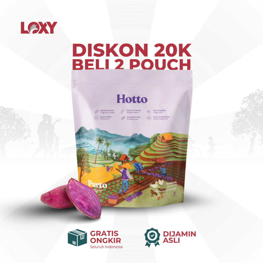 

Hotto Purto Multigrain with Purple Potato 1 Pouch