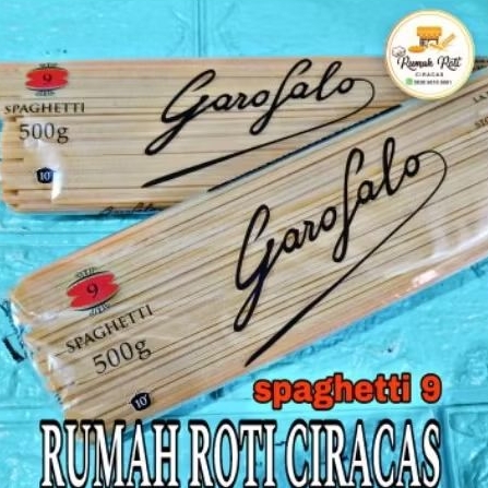 

SPAGHETTI 9 GAROFALO 500GR MIE PASTA ITALY SPAGETI ITALI GARFALO GR