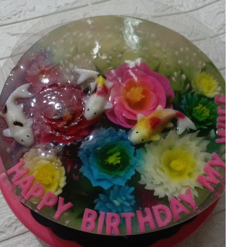 

Puding Ultah/puding art