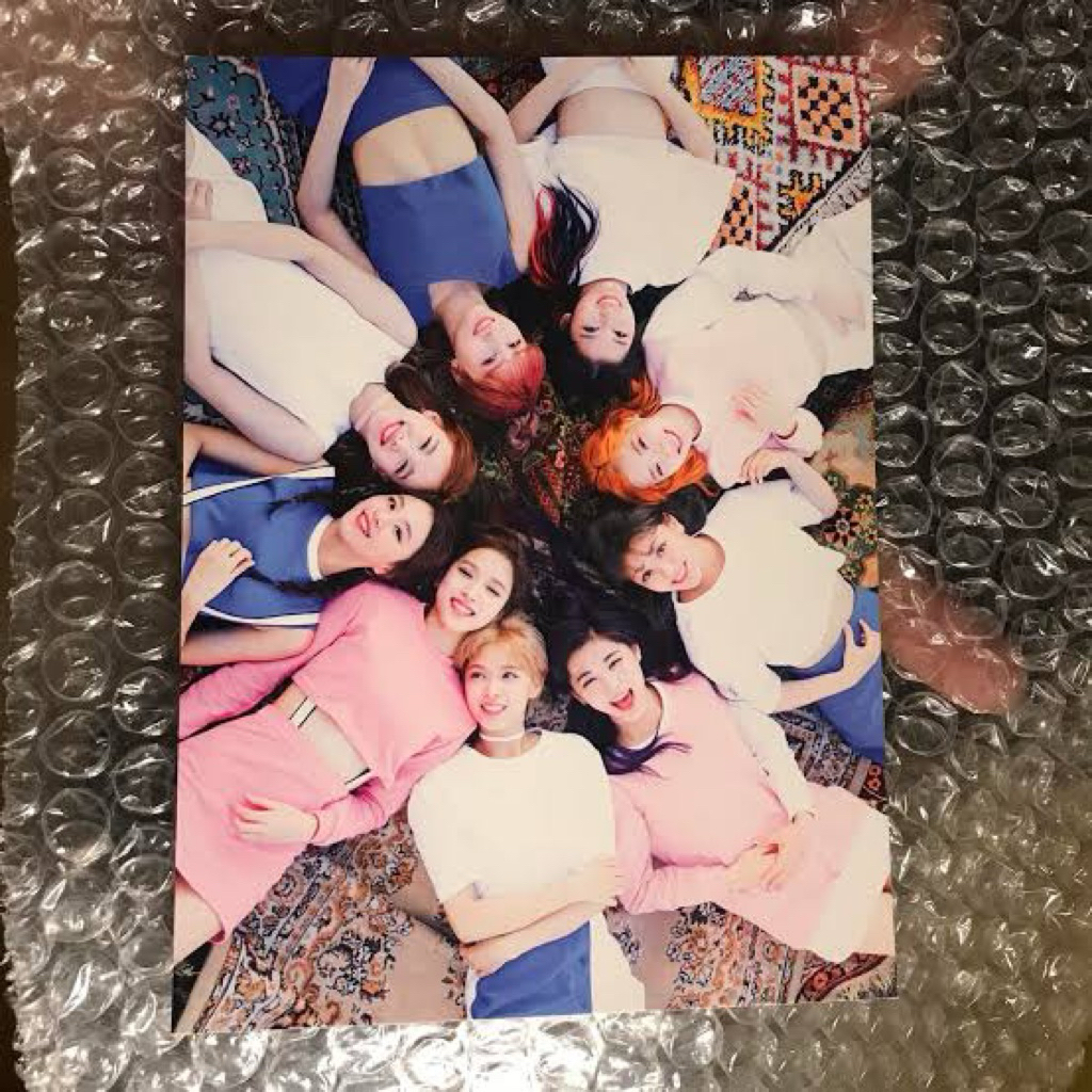 [ ready stock ] OFFICIAL Postcard TWICE - Twicecoaster Lane 1 TT Signal poca ps post card kartu ori 