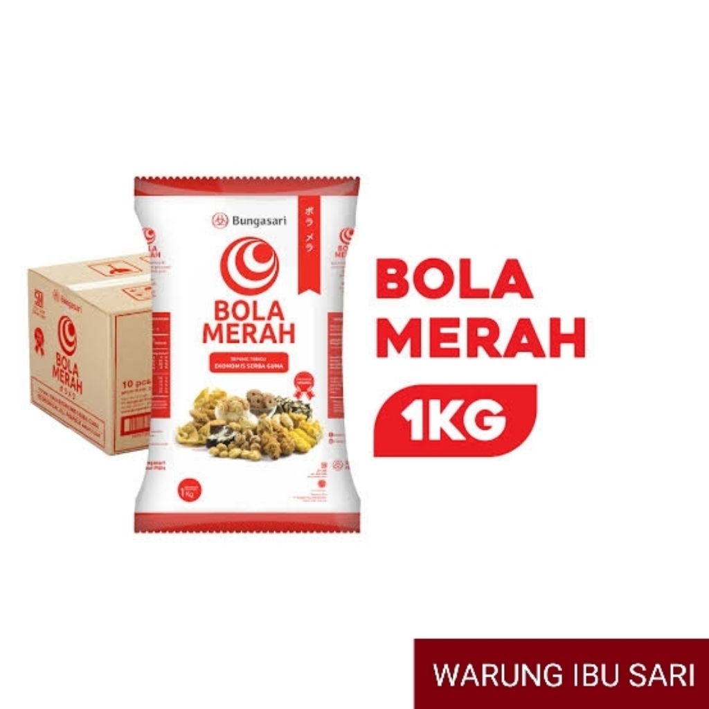 

TERIGU BOLA MERAH 1KG (1DUS ISI 10PCS)