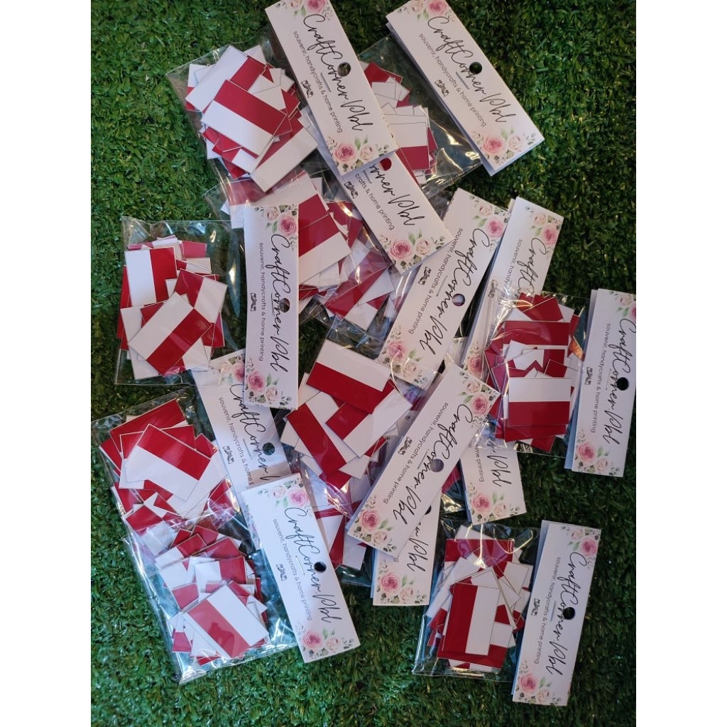 

stiker pipi tema kemerdekaan / stiker HUT RI / stiker bendera merah putih