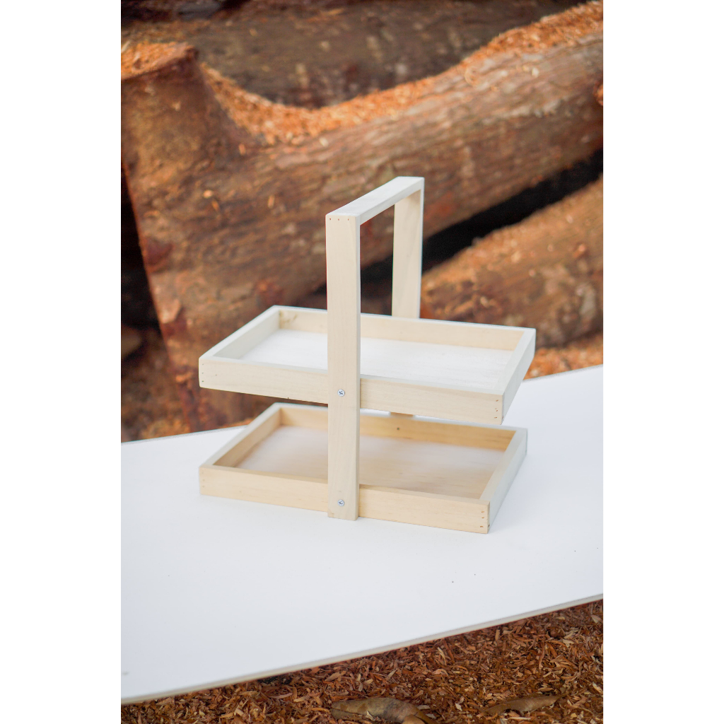 keranjang kayu,Nampan unik,rak,,rak susun,rak kue susun,nampan,tray,display rak susun,rantang kayu