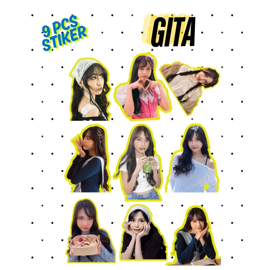 

Stiker JKT48 GITA Waterproof Vinyl Doff – Kualitas Premium