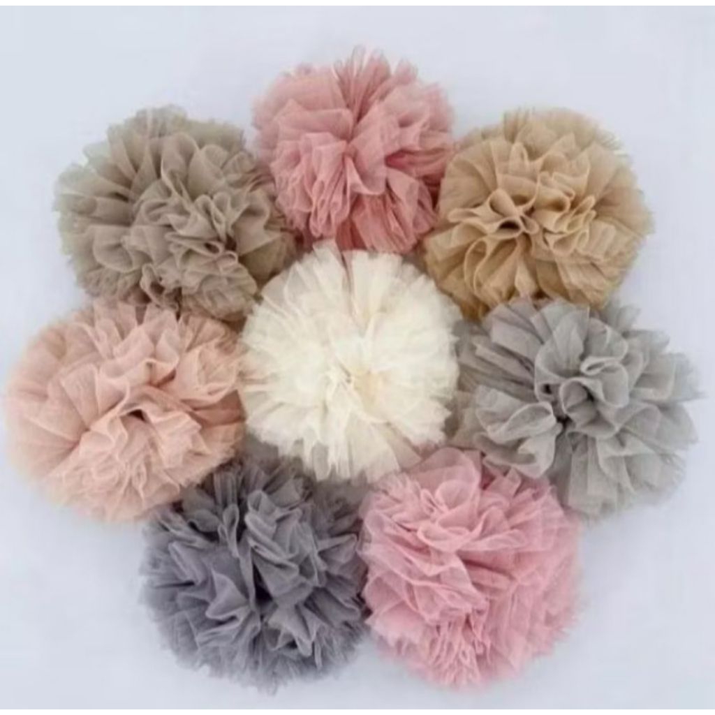 Scrunchie Tile Jumbo Scrunchie Hijab Cantik Cepol Tile