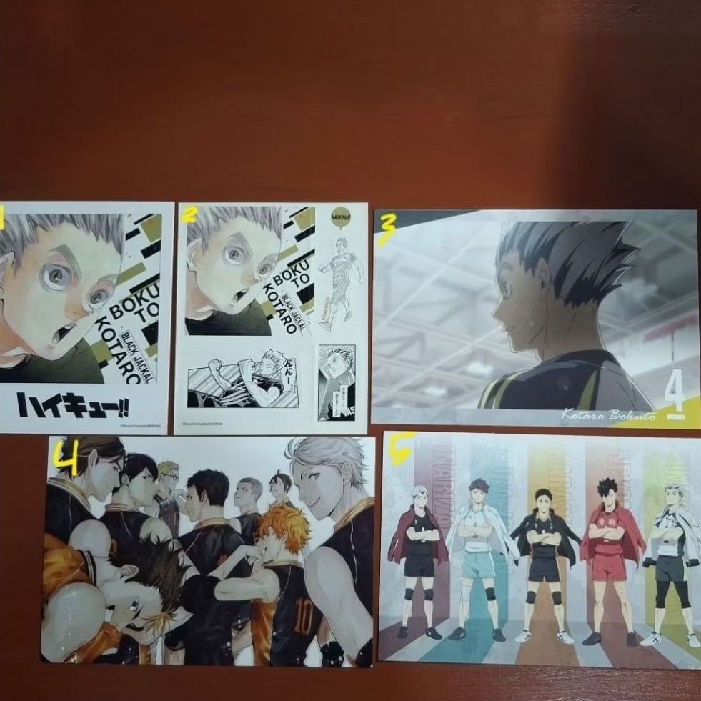 Postcard & Sticker Haikyuu