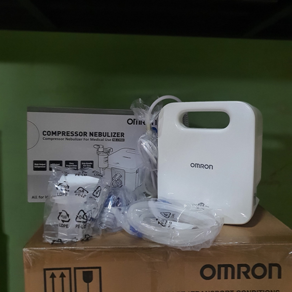 Omron Nebulizer Compresor NE-C 900 / Nebulizer Uap Omron NEC 900 / Alat Uap Obat Omron NEC 900