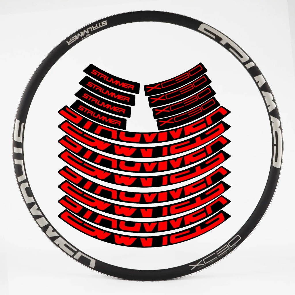 Decal Rims STRUMMER klaten decal Bike stiker sepeda