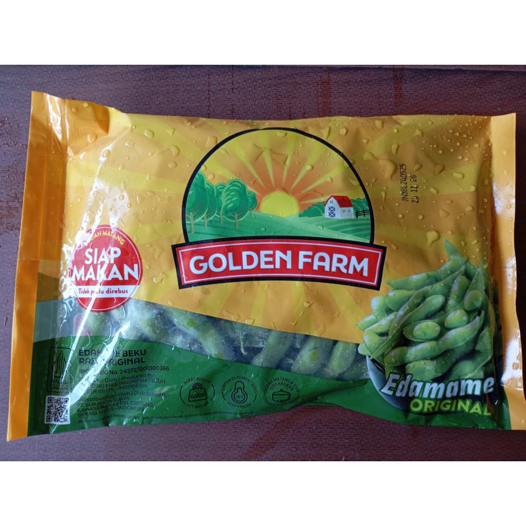 

Edamame golden farm langsung makan