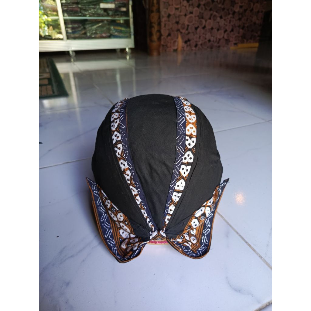Blangkon Jogja jahitan asli tanpa Mondolan