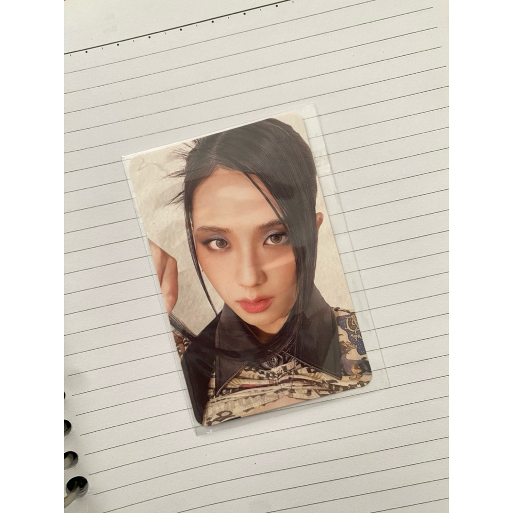 photocard jisoo blackpink official