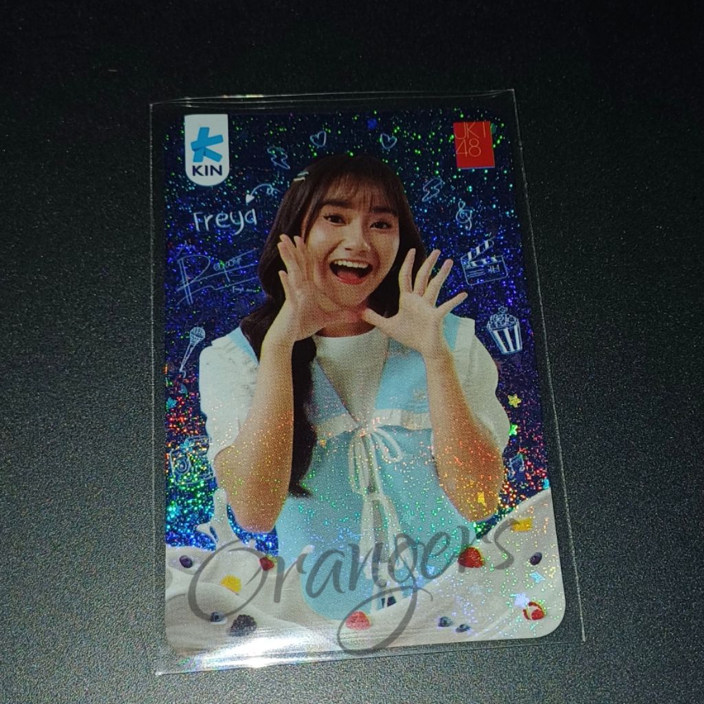 Photocard Freya JKT48 Photocard x Kin Yoghurt