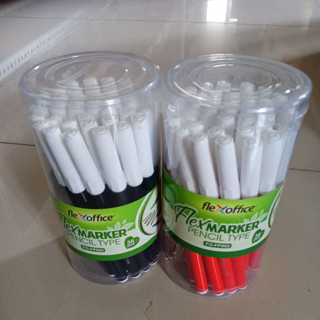 

Spidol Flexoffice Flex Marker FO-FP002 ( 1 pak isi 36 pcs )