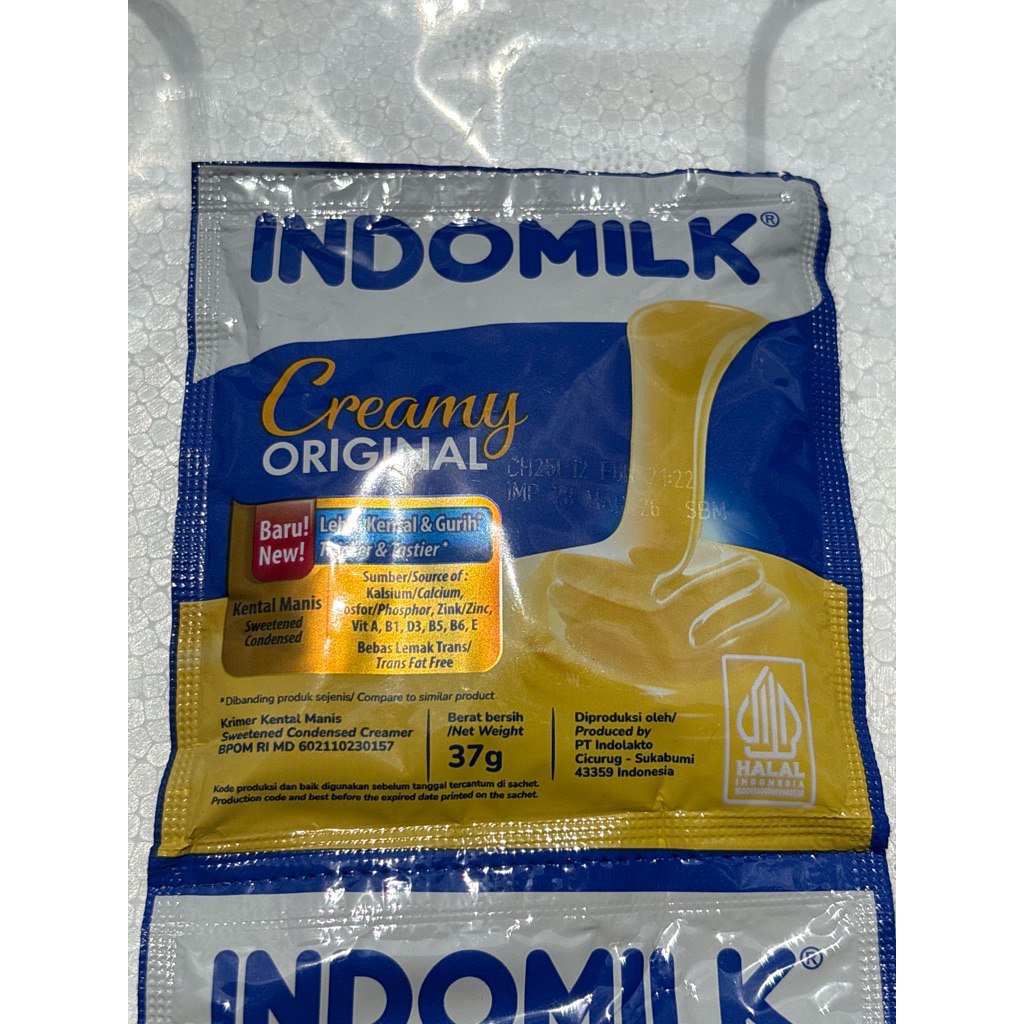 

susu saset indomilk 37 gr