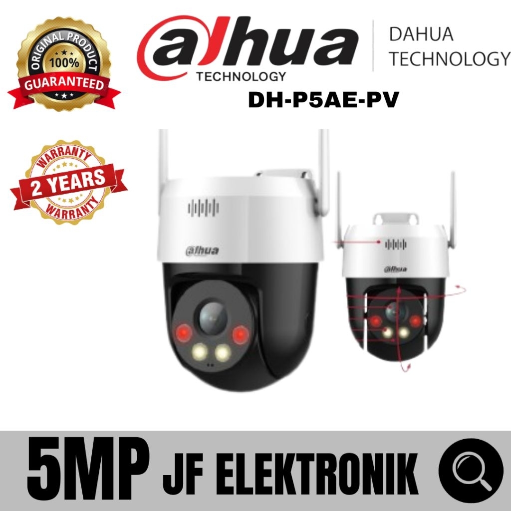 DAHUA PICOO P5A 5MP SERIES IP CAMERA WIRELESS PTZ CAMERA CCTV