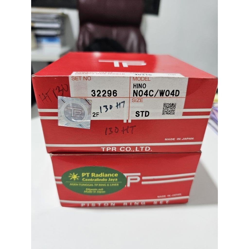 ring piston hino dutro 125ht 130ht wo4d no4c TP JAPAN - TP JAPAN