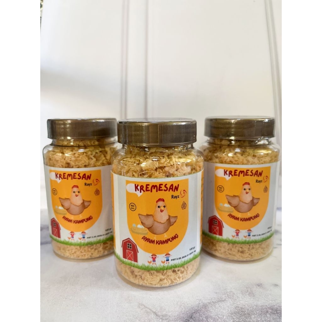 

KREMESAN AYAM KAMPUNG 100gr NO MSG