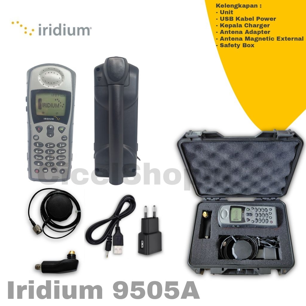 Handphone HP Satelit Iridium 9505A Phone Fullset Garansi