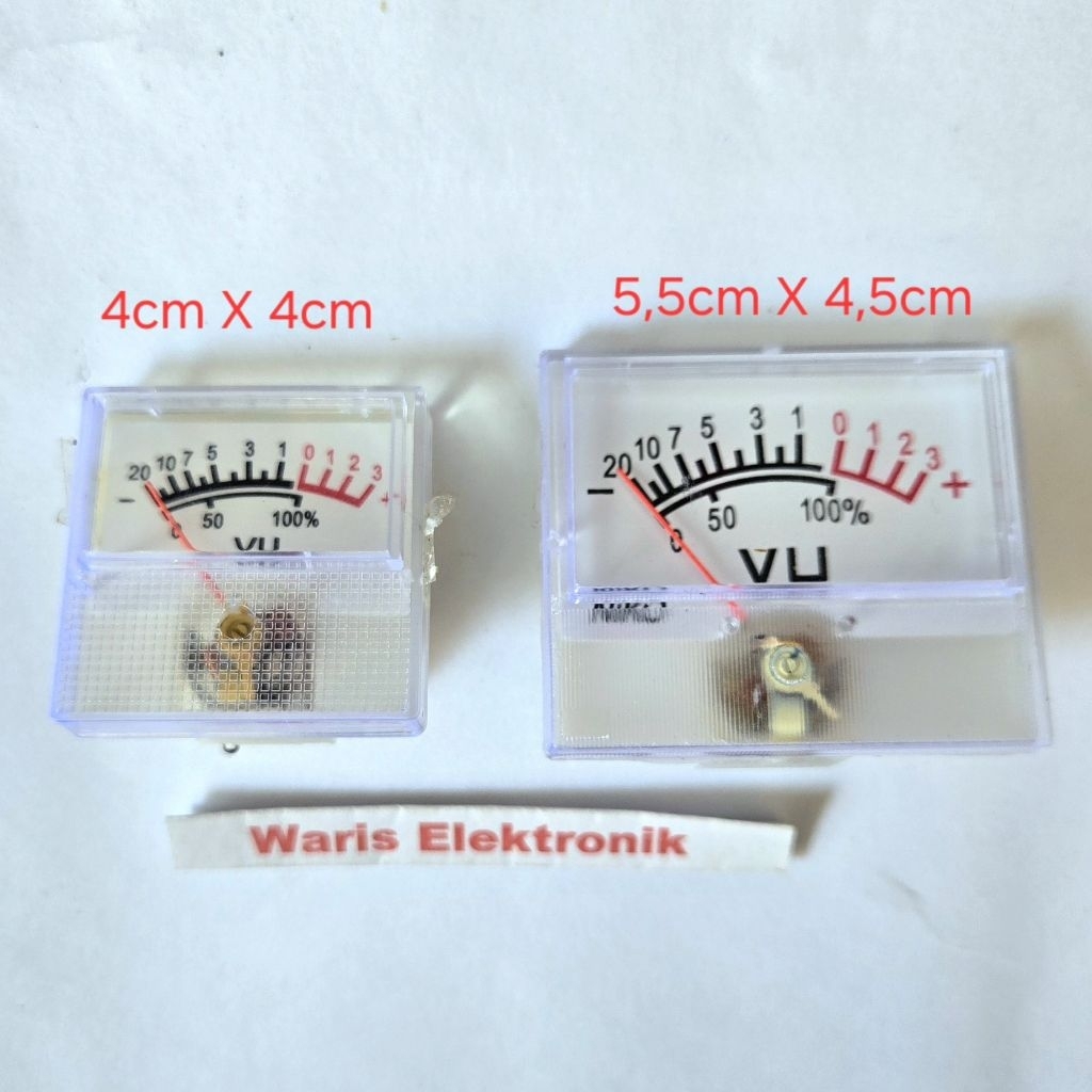 VU Meter DC Jarum View DC Analog