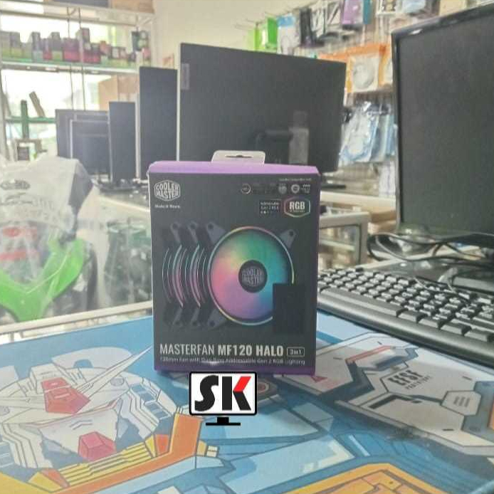 Cooler Master MF120 Halo 3in1 Case Fan Black