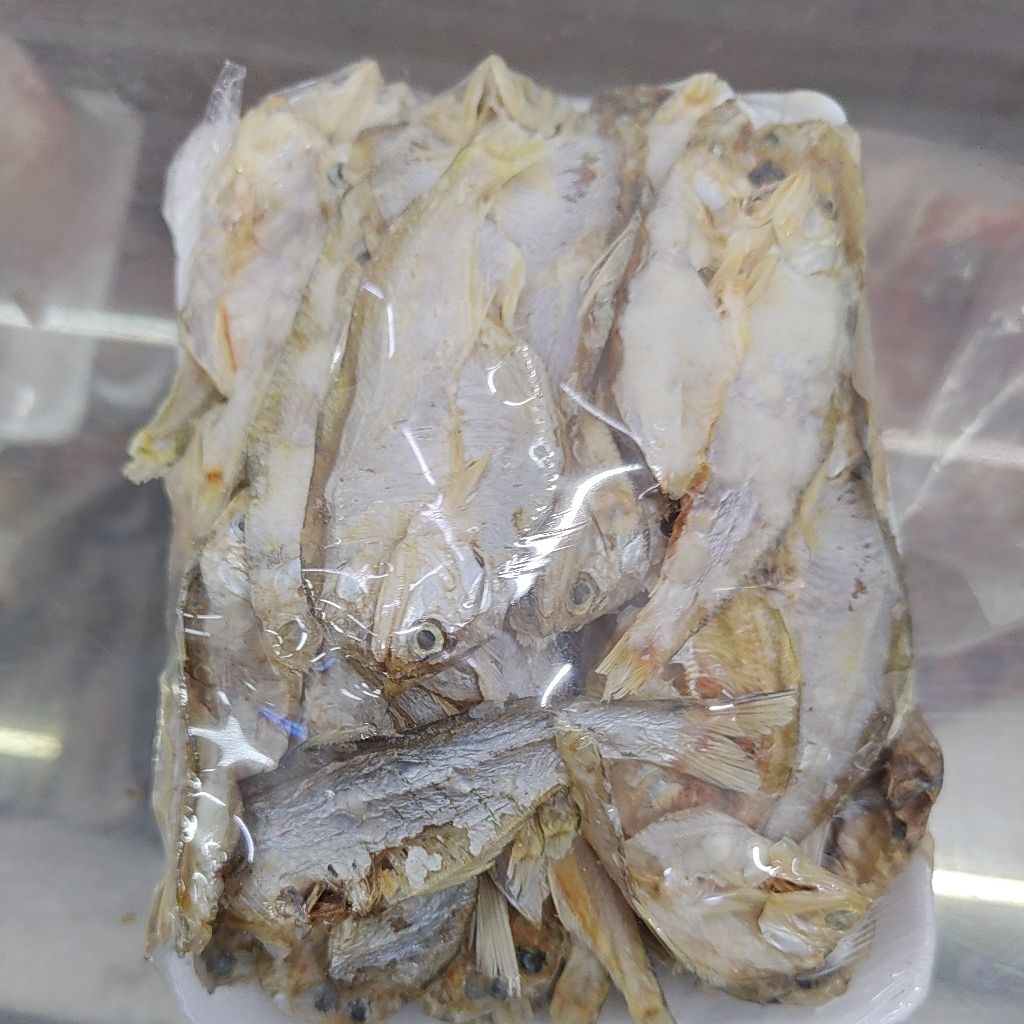 

ikan asin bulu ayam tawar