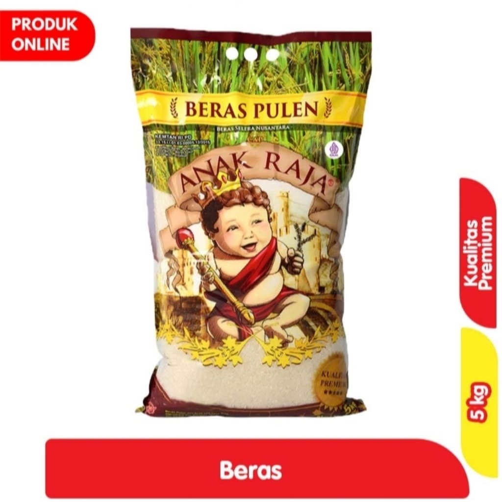 

Cap Anak Raja Beras Pulen 5 Kg