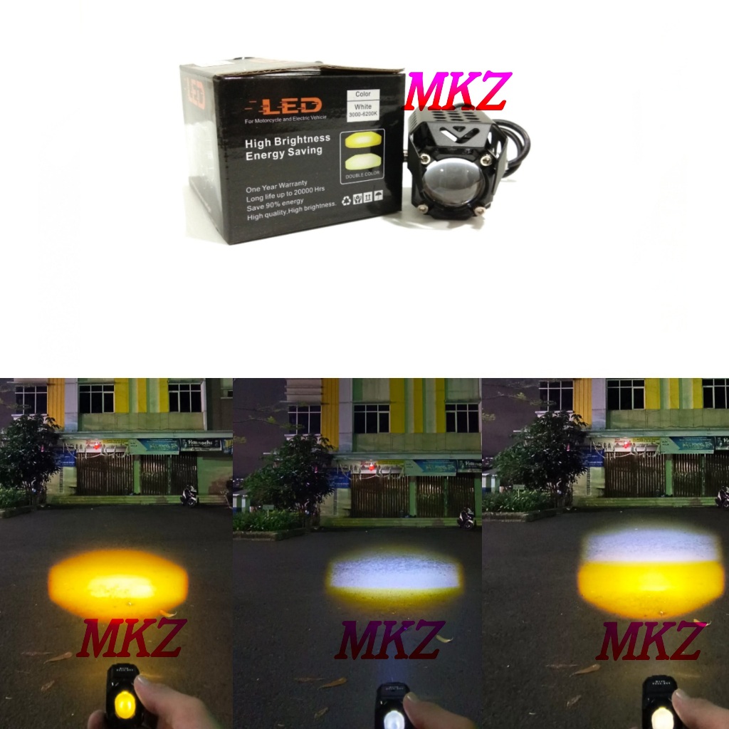 Lampu Tembak Sorot Led D2 Laser MYTH Jauh Dekat Lampu Tembak Sorot Led D2 Mini Laser