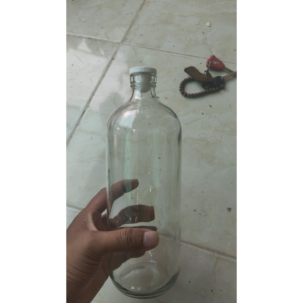Botol kaca 1liter/botol bensin/boles