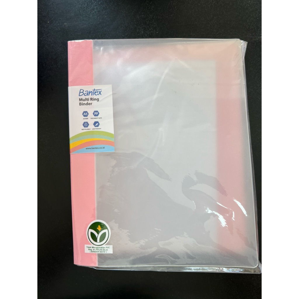 

Binder A5 Bantex Pink Transparan